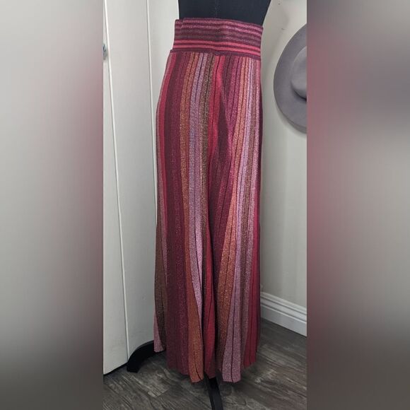 Kate Spade New York Metallic Rainbow Whimsical Fairy Cocktail Midi Skirt XS - Picture 6 of 14